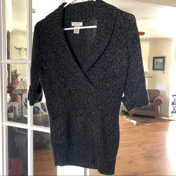 Arizona Jean Company Sweaters - Charcoal Vneck Sweater M
